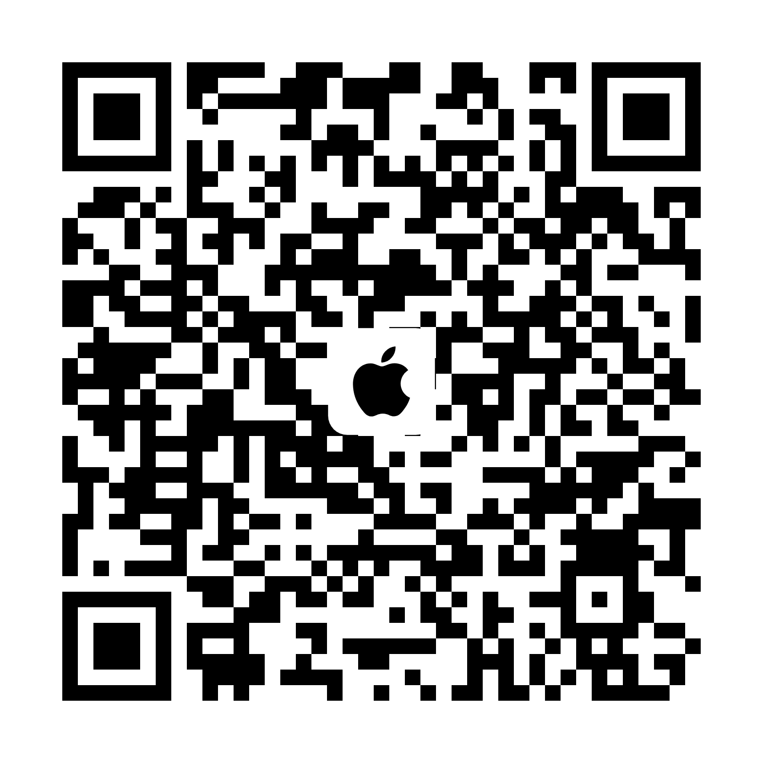 QR Code para baixar o app na App Store